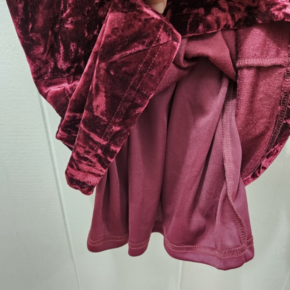 Lulu's Crushed Velvet Cold-Shoulder Bodycon Cocktail Dress Size Small - Picture 12 of 14